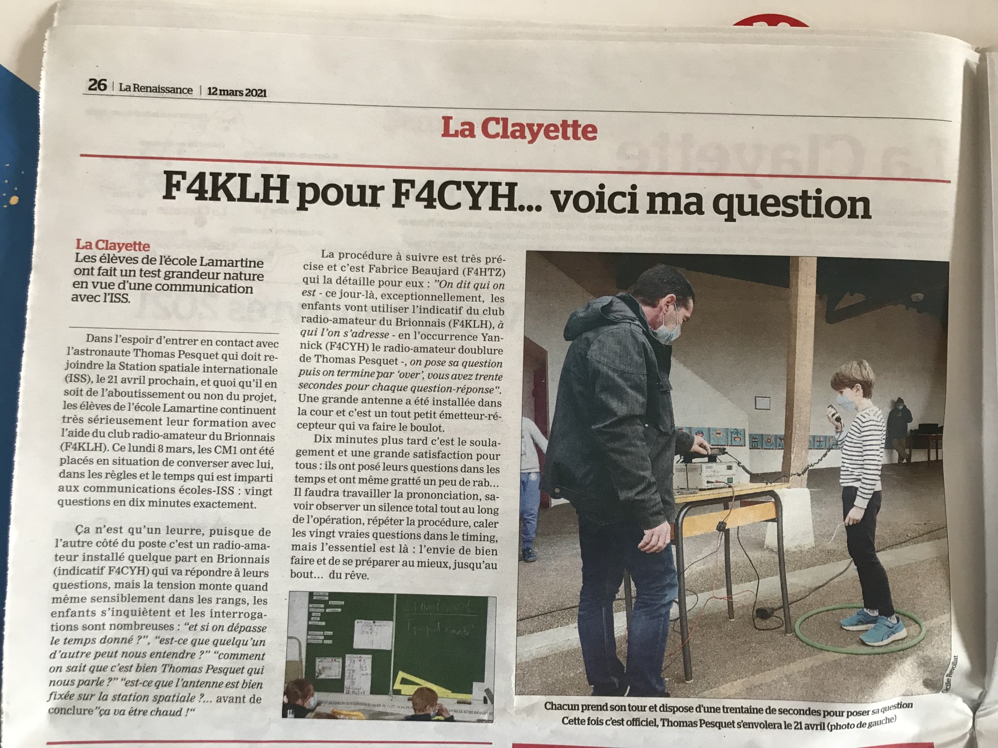 Projet ariss articles de presse École élémentaire Lamartine La